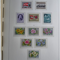 Collection timbres d'Autriche 1960-2000 neufs et oblitérés en album lux. Collection timbres d'Autriche 1960-2000 neufs et oblitérés en album lux.