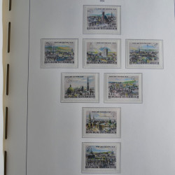 Collection timbres d'Autriche 1960-2000 neufs et oblitérés en album lux. Collection timbres d'Autriche 1960-2000 neufs et oblitérés en album lux.