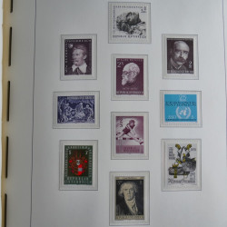 Collection timbres d'Autriche 1960-2000 neufs et oblitérés en album lux. Collection timbres d'Autriche 1960-2000 neufs et oblitérés en album lux.