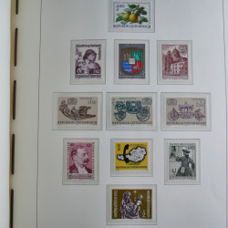 Collection timbres d'Autriche 1960-2000 neufs et oblitérés en album lux. Collection timbres d'Autriche 1960-2000 neufs et oblitérés en album lux.