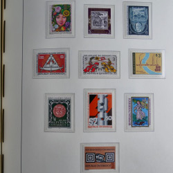 Collection timbres d'Autriche 1960-2000 neufs et oblitérés en album lux. Collection timbres d'Autriche 1960-2000 neufs et oblitérés en album lux.