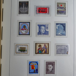 Collection timbres d'Autriche 1960-2000 neufs et oblitérés en album lux. Collection timbres d'Autriche 1960-2000 neufs et oblitérés en album lux.