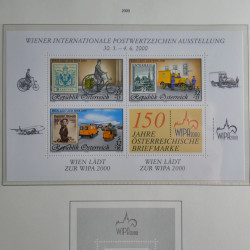 Collection timbres d'Autriche 1960-2000 neufs et oblitérés en album lux. Collection timbres d'Autriche 1960-2000 neufs et oblitérés en album lux.
