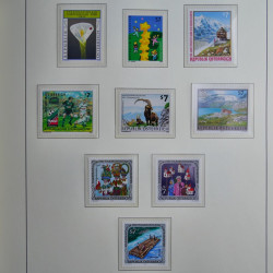Collection timbres d'Autriche 1960-2000 neufs et oblitérés en album lux. Collection timbres d'Autriche 1960-2000 neufs et oblitérés en album lux.