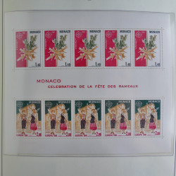 Collection timbres de Monaco 1981-2000 neufs en album lux. Collection timbres de Monaco 1981-2000 neufs en album lux.