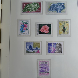Collection timbres de Monaco 1981-2000 neufs en album lux. Collection timbres de Monaco 1981-2000 neufs en album lux.