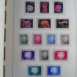 Collection timbres de Monaco 1981-2000 neufs en album lux. Collection timbres de Monaco 1981-2000 neufs en album lux.