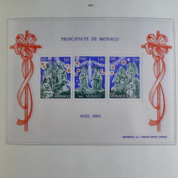 Collection timbres de Monaco 1981-2000 neufs en album lux. Collection timbres de Monaco 1981-2000 neufs en album lux.