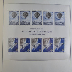Collection timbres de Monaco 1981-2000 neufs en album lux. Collection timbres de Monaco 1981-2000 neufs en album lux.