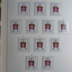 Collection timbres de Monaco 1981-2000 neufs en album lux. Collection timbres de Monaco 1981-2000 neufs en album lux.