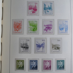 Collection timbres de Monaco 1981-2000 neufs en album lux. Collection timbres de Monaco 1981-2000 neufs en album lux.