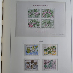 Collection timbres de Monaco 1981-2000 neufs en album lux. Collection timbres de Monaco 1981-2000 neufs en album lux.