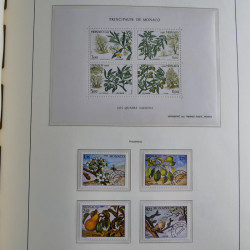 Collection timbres de Monaco 1981-2000 neufs en album lux. Collection timbres de Monaco 1981-2000 neufs en album lux.