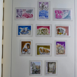 Collection timbres de Monaco 1981-2000 neufs en album lux. Collection timbres de Monaco 1981-2000 neufs en album lux.