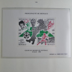 Collection timbres de Monaco 1981-2000 neufs en album lux. Collection timbres de Monaco 1981-2000 neufs en album lux.