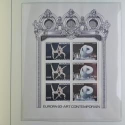 Collection timbres de Monaco 1981-2000 neufs en album lux. Collection timbres de Monaco 1981-2000 neufs en album lux.