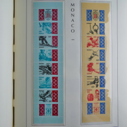 Collection timbres de Monaco 1981-2000 neufs en album lux. Collection timbres de Monaco 1981-2000 neufs en album lux.