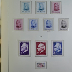 Collection timbres de Monaco 1981-2000 neufs en album lux. Collection timbres de Monaco 1981-2000 neufs en album lux.