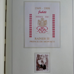 Collection timbres de Monaco 1981-2000 neufs en album lux. Collection timbres de Monaco 1981-2000 neufs en album lux.