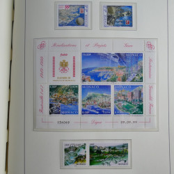 Collection timbres de Monaco 1981-2000 neufs en album lux. Collection timbres de Monaco 1981-2000 neufs en album lux.