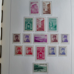 Collection timbres de Monaco 1885-1980 neufs et oblitérés en album lux. Collection timbres de Monaco 1885-1980 neufs et oblitérés en album lux.