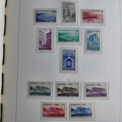 Collection timbres de Monaco 1885-1980 neufs et oblitérés en album lux. Collection timbres de Monaco 1885-1980 neufs et oblitérés en album lux.