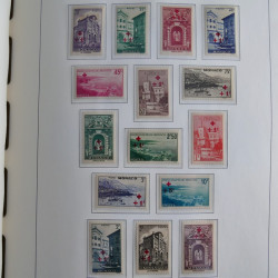 Collection timbres de Monaco 1885-1980 neufs et oblitérés en album lux. Collection timbres de Monaco 1885-1980 neufs et oblitérés en album lux.