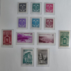 Collection timbres de Monaco 1885-1980 neufs et oblitérés en album lux. Collection timbres de Monaco 1885-1980 neufs et oblitérés en album lux.