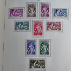 Collection timbres de Monaco 1885-1980 neufs et oblitérés en album lux. Collection timbres de Monaco 1885-1980 neufs et oblitérés en album lux.