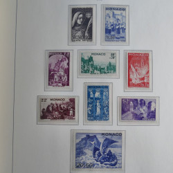 Collection timbres de Monaco 1885-1980 neufs et oblitérés en album lux. Collection timbres de Monaco 1885-1980 neufs et oblitérés en album lux.