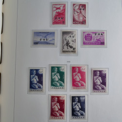Collection timbres de Monaco 1885-1980 neufs et oblitérés en album lux. Collection timbres de Monaco 1885-1980 neufs et oblitérés en album lux.