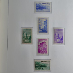 Collection timbres de Monaco 1885-1980 neufs et oblitérés en album lux. Collection timbres de Monaco 1885-1980 neufs et oblitérés en album lux.