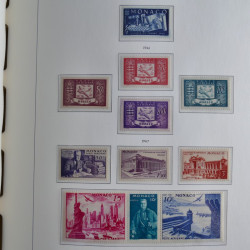 Collection timbres de Monaco 1885-1980 neufs et oblitérés en album lux. Collection timbres de Monaco 1885-1980 neufs et oblitérés en album lux.