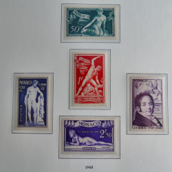 Collection timbres de Monaco 1885-1980 neufs et oblitérés en album lux. Collection timbres de Monaco 1885-1980 neufs et oblitérés en album lux.