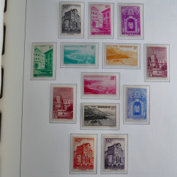 Collection timbres de Monaco 1885-1980 neufs et oblitérés en album lux. Collection timbres de Monaco 1885-1980 neufs et oblitérés en album lux.