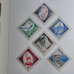 Collection timbres de Monaco 1885-1980 neufs et oblitérés en album lux. Collection timbres de Monaco 1885-1980 neufs et oblitérés en album lux.