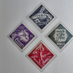 Collection timbres de Monaco 1885-1980 neufs et oblitérés en album lux. Collection timbres de Monaco 1885-1980 neufs et oblitérés en album lux.