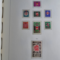 Collection timbres de Monaco 1885-1980 neufs et oblitérés en album lux. Collection timbres de Monaco 1885-1980 neufs et oblitérés en album lux.