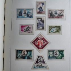 Collection timbres de Monaco 1885-1980 neufs et oblitérés en album lux. Collection timbres de Monaco 1885-1980 neufs et oblitérés en album lux.