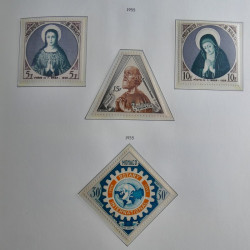 Collection timbres de Monaco 1885-1980 neufs et oblitérés en album lux. Collection timbres de Monaco 1885-1980 neufs et oblitérés en album lux.