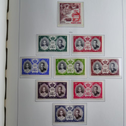 Collection timbres de Monaco 1885-1980 neufs et oblitérés en album lux. Collection timbres de Monaco 1885-1980 neufs et oblitérés en album lux.