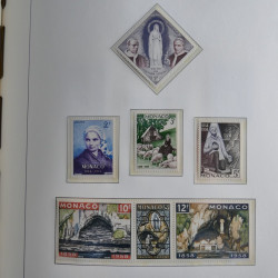 Collection timbres de Monaco 1885-1980 neufs et oblitérés en album lux. Collection timbres de Monaco 1885-1980 neufs et oblitérés en album lux.