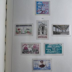 Collection timbres de Monaco 1885-1980 neufs et oblitérés en album lux. Collection timbres de Monaco 1885-1980 neufs et oblitérés en album lux.