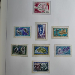 Collection timbres de Monaco 1885-1980 neufs et oblitérés en album lux. Collection timbres de Monaco 1885-1980 neufs et oblitérés en album lux.