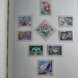 Collection timbres de Monaco 1885-1980 neufs et oblitérés en album lux. Collection timbres de Monaco 1885-1980 neufs et oblitérés en album lux.