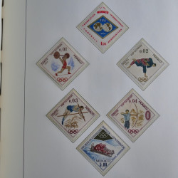 Collection timbres de Monaco 1885-1980 neufs et oblitérés en album lux. Collection timbres de Monaco 1885-1980 neufs et oblitérés en album lux.