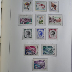 Collection timbres de Monaco 1885-1980 neufs et oblitérés en album lux. Collection timbres de Monaco 1885-1980 neufs et oblitérés en album lux.