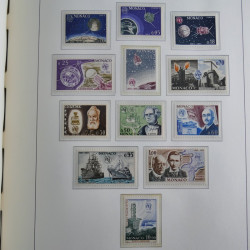 Collection timbres de Monaco 1885-1980 neufs et oblitérés en album lux. Collection timbres de Monaco 1885-1980 neufs et oblitérés en album lux.
