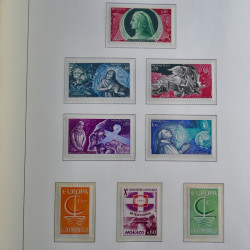 Collection timbres de Monaco 1885-1980 neufs et oblitérés en album lux. Collection timbres de Monaco 1885-1980 neufs et oblitérés en album lux.