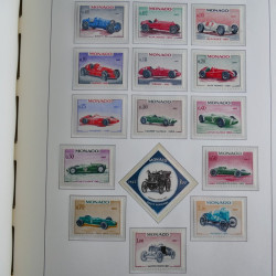 Collection timbres de Monaco 1885-1980 neufs et oblitérés en album lux. Collection timbres de Monaco 1885-1980 neufs et oblitérés en album lux.